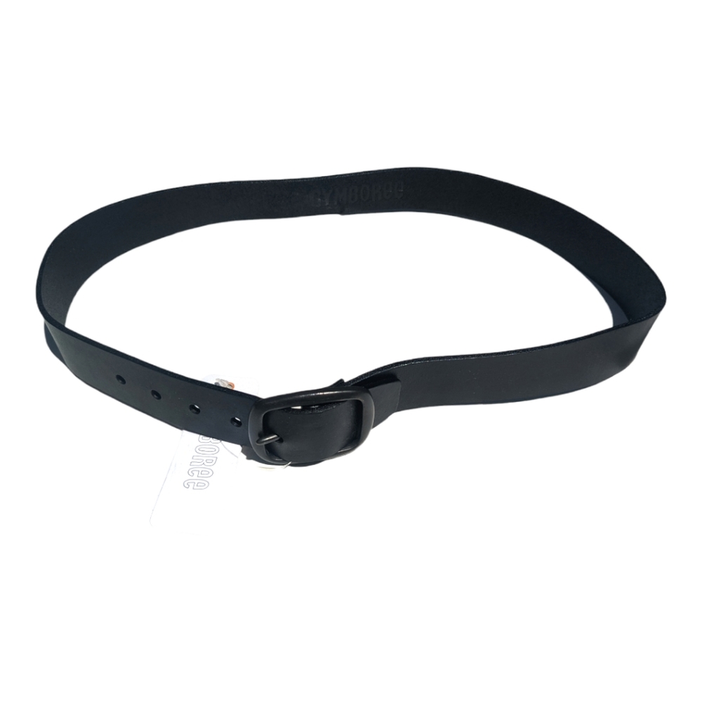 Gymboree Boys L/XL 10-16 Black 100% Leather Belt